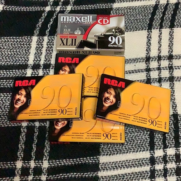 RCA recordable audio cassette tapes - Picture 1 of 6